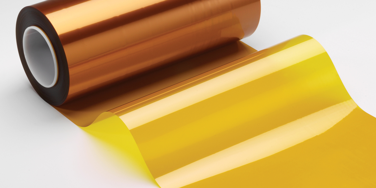 5 Mil (.005" thick) General-Purpose Polyimide Film HN 180°C, amber, 12" wide x 40 FT roll